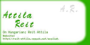 attila reit business card